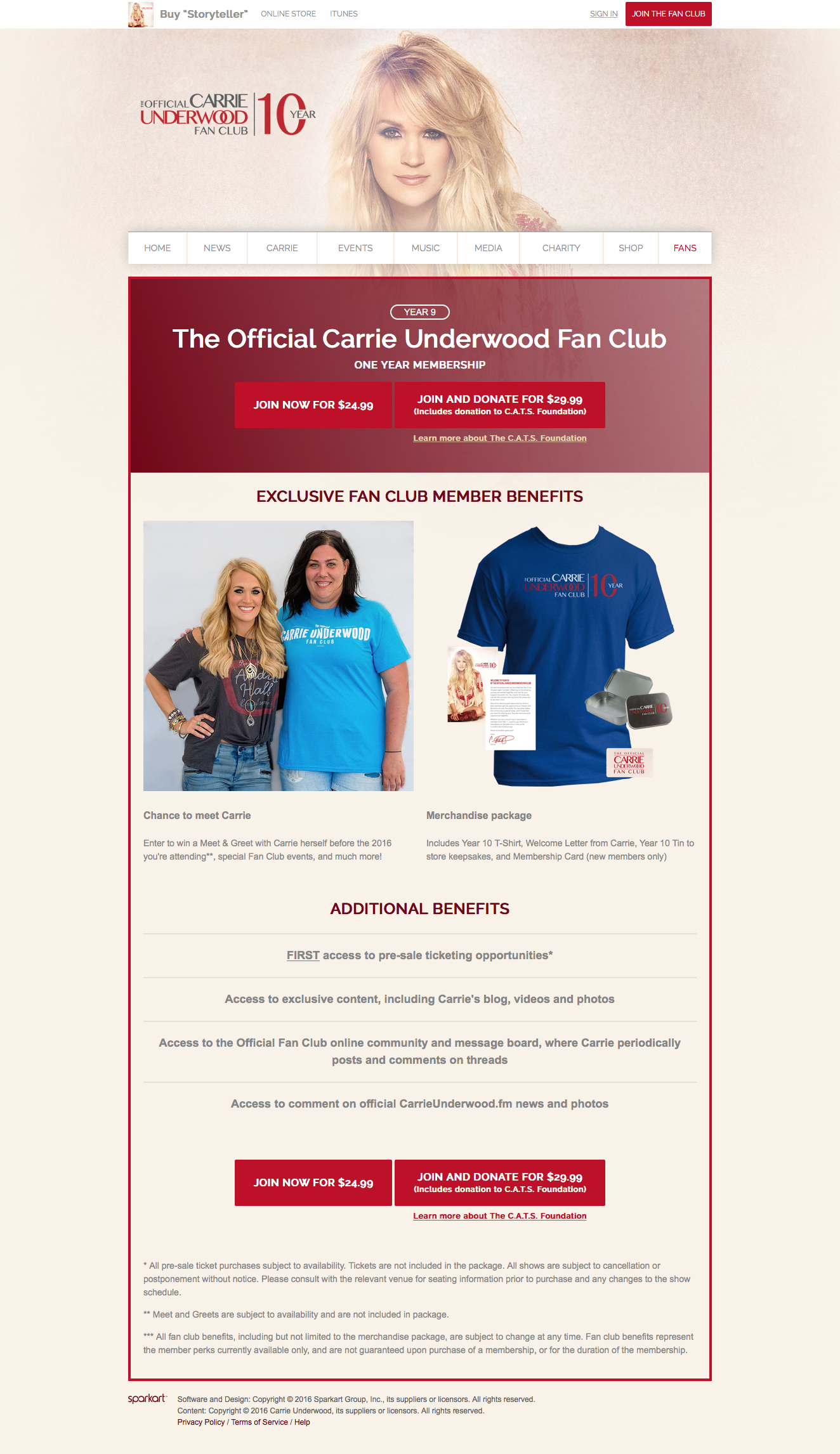 Carrie Underwood  The Official Fan Club